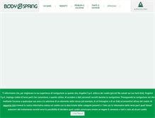 Tablet Screenshot of bodyspring.com